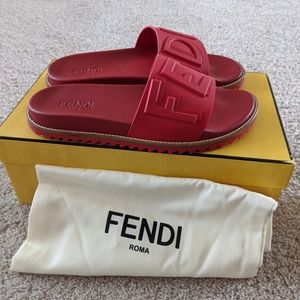 mens fendi slides sale